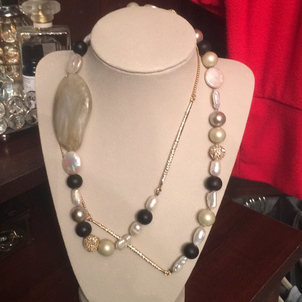Alexis Bittar pearl necklace